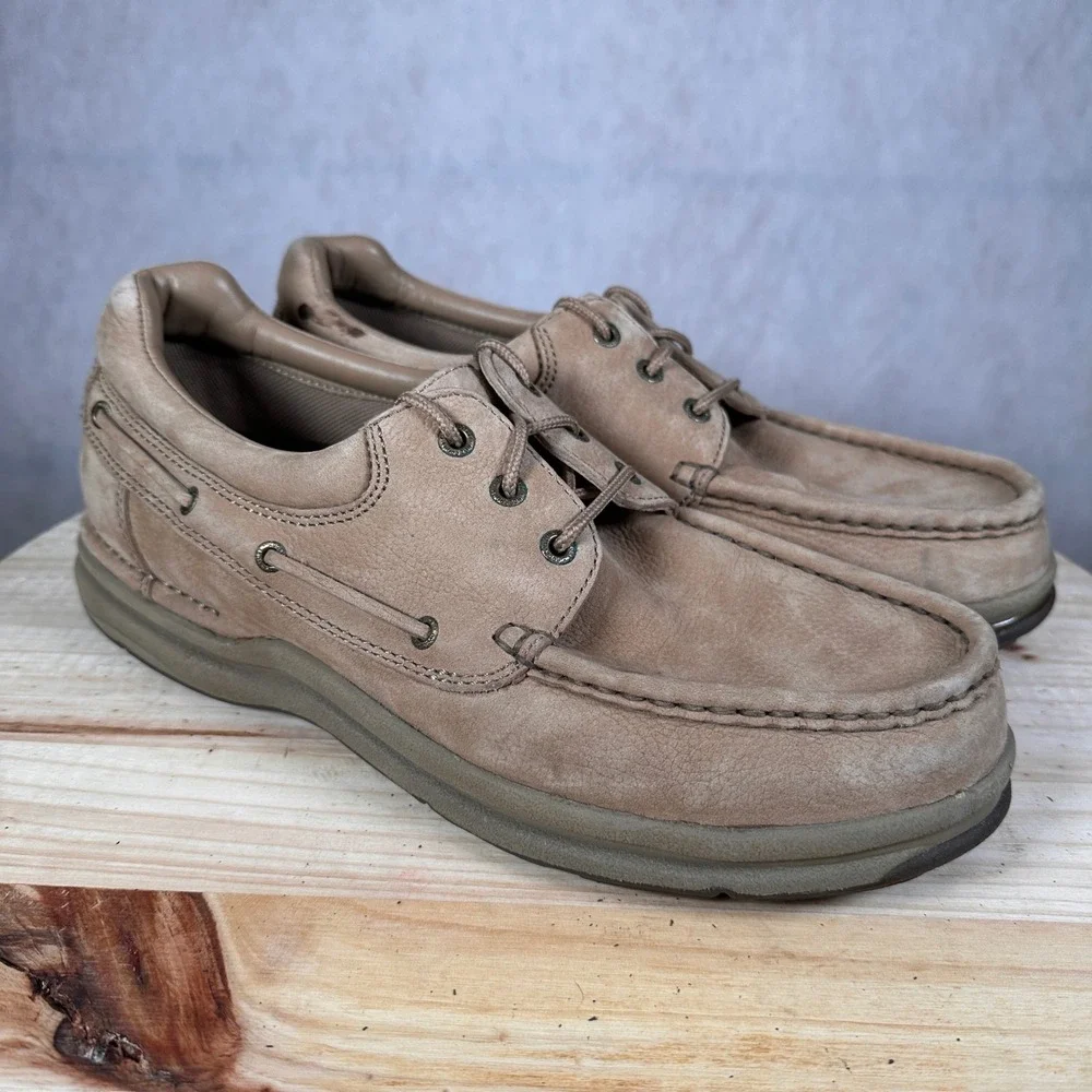 Rockport leather boat